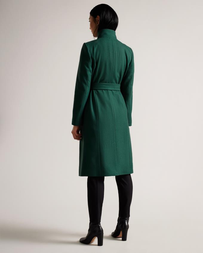 Manteau Ted Baker Wool Wrap Vert Foncé Femme | AUD-42506538